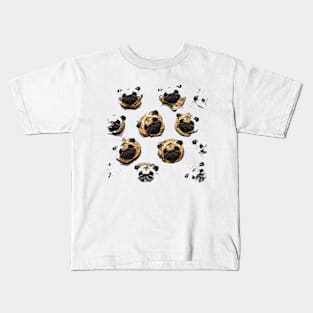 Pug pattern Kids T-Shirt